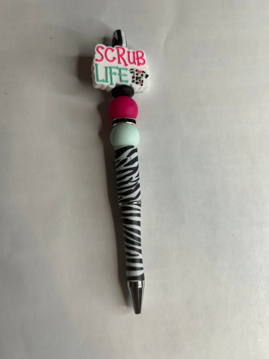 Scrub Life Beaded Pen