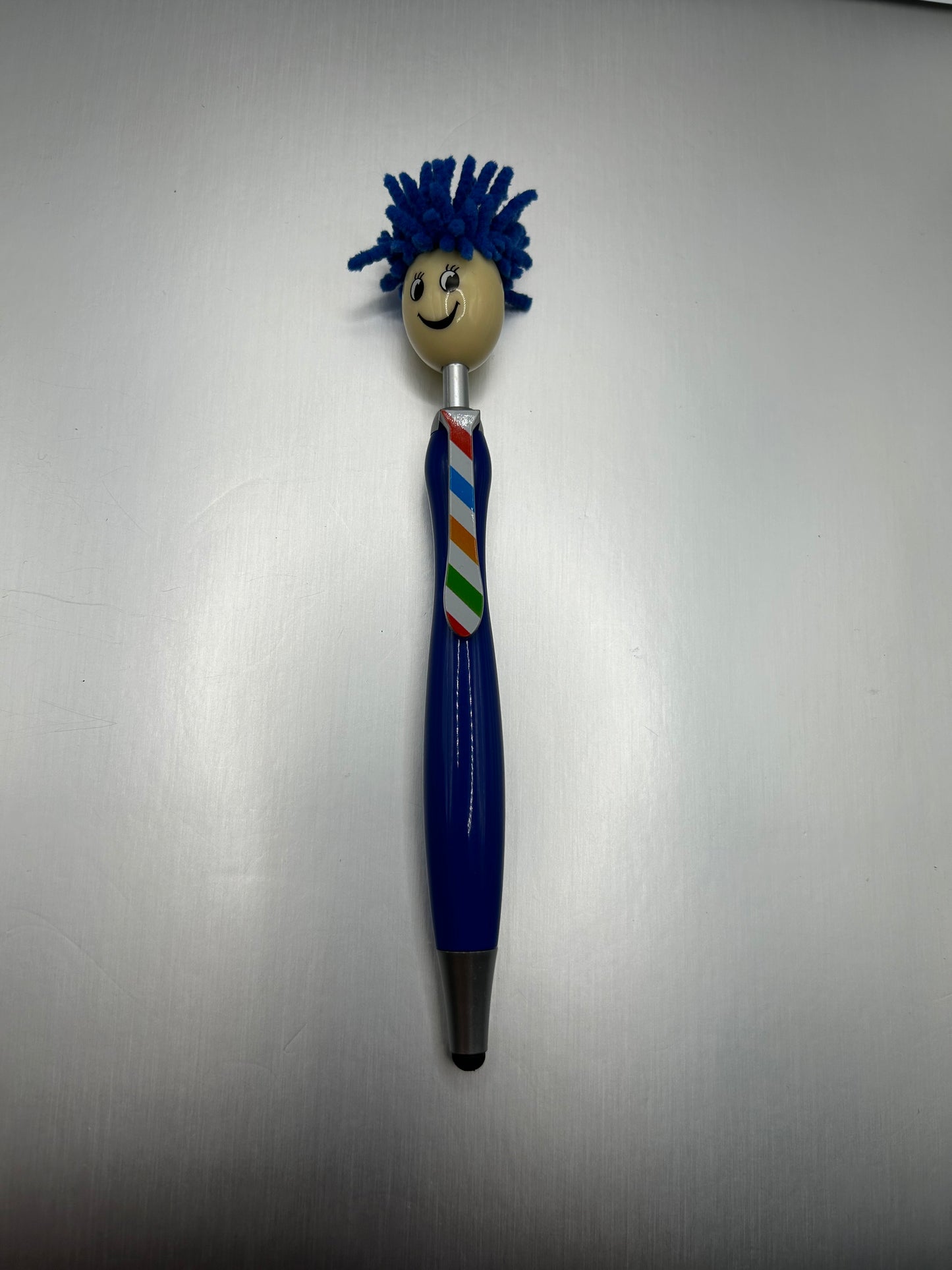 Person with Tie Pen (Blue)